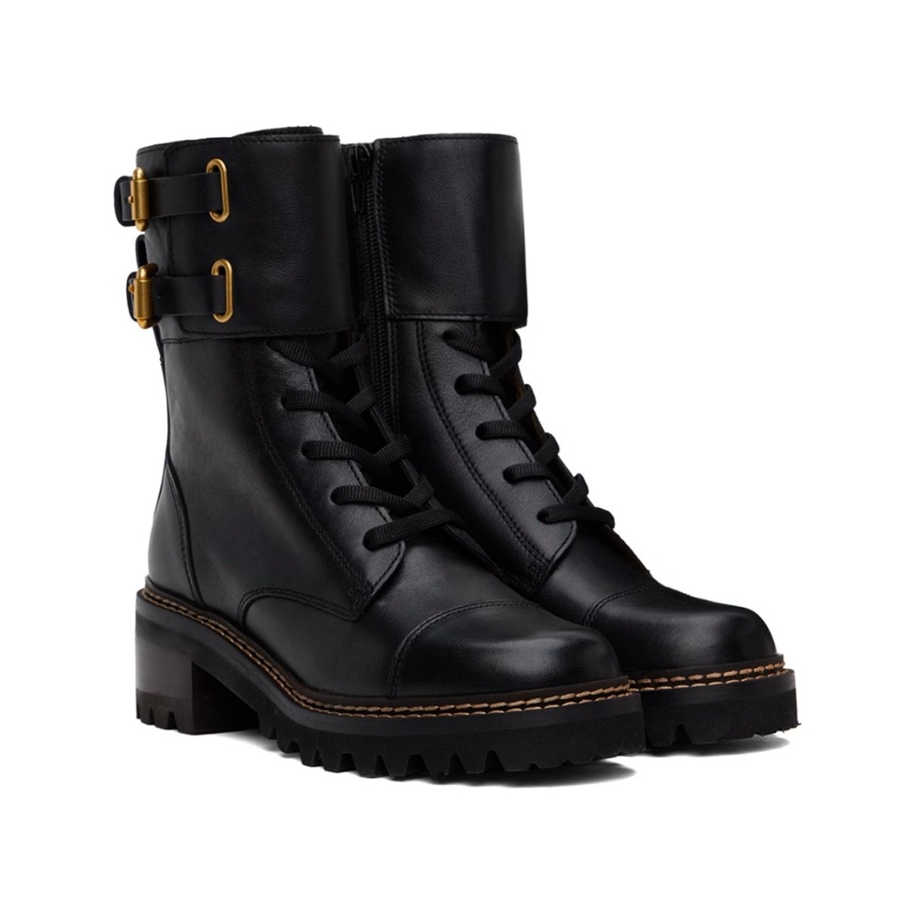 SEE by Chloe Black Mallory Boots